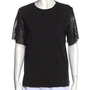 Alice + Olivia Crew Neck Short Sleeve T-Shirt